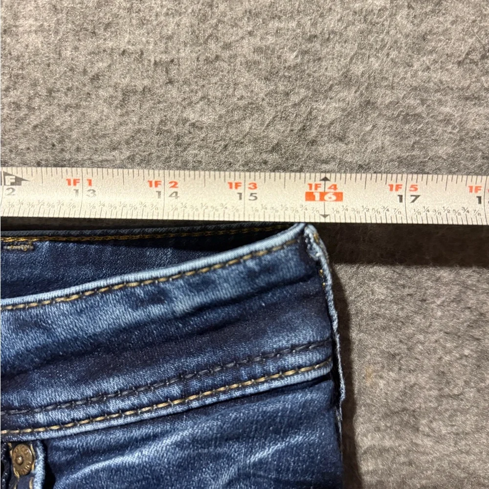 Silver Jeans Womens W31/L33 blue Suki Bootcut Mid Rise stretch distressed nice! - Picture 7 of 11